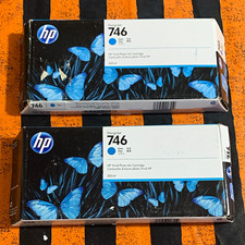 HP DesignJet 746 Cyan Genuine/Original Ink Cartridge 300ml P2V80A for Z6 Z9 picture