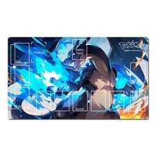 Pokemon Duel Playmat Mega Charizard X TCG CCG Pad Trading Card Game Mat Mousepad picture