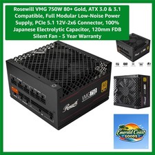 VMG 750W 80+ Gold, ATX 3.0 & 3.1 Compatible, Full Modular Low-Noise Power Sup... picture