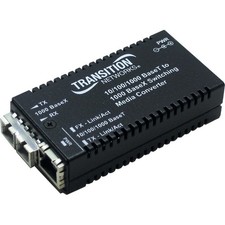 TRANSITION NETWORKS INC M/GE-PSW-SX-01-NA Mini Media Converter 10/100/1000B-T picture