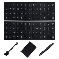 English Keyboard Stickers,[5 in 1] Replacement English Keyboard Letters Sticker picture