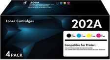 202A Toner 4-Pack for HP M254dw M254dn M281fdw M281fdn CF500A-503A picture