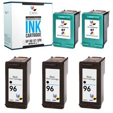 CMYi 5PK Compatible HP 96 97 Ink Cartridges for PhotoSmart 8753 8758 B8300 B8330 picture