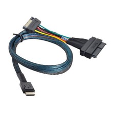 Oculink SFF-8611 to U.2 U.3 SFF-8639 NVME PCIe PCI-Express SSD Cable for SSD picture