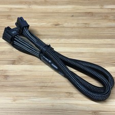 Genuine EVGA SuperNOVA P2 Sleeved Braided 8-Pin to 4+4 CPU EPS Power Cable NOS picture