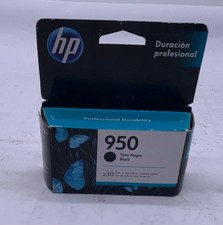 Genuine HP 950 Black Ink Cartridge, CN049AL, Z30,  Latin American use only, exp. picture