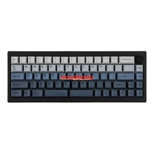 EPOMAKER Split65 60% Ergonomic Mechanical Keyboard Flamingo Linear Switch picture