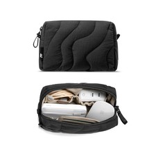 tomtoc Electronics Organizer Travel Case, Soft Puffy Accessory S, Lavascape picture