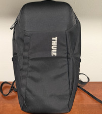 Thule Universal 15 in Laptop Backpack Padded Nylon Solid Black picture