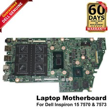 Dell Inspiron 15 7570 7573 Motherboard i7-8550U 1.8GHz Quad Core XW62N picture