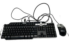 Dell SK-8135 Wired Multimedia Computer Keyboard USB Hub Volume Knob TESTED picture