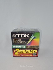 TDK High Density 10-Pack Formatted 1.44 MB 3.5