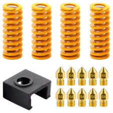 4x Spring for Creality Ender-2/3/3 Pro/5 + Silicone Sock + 10x Nozzle 0.4 picture