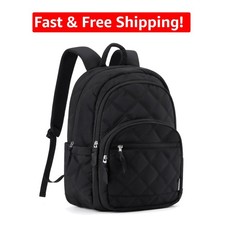 Stylish Travel & College Laptop Backpack - Water-Resistant, 15.6 Inch Black picture