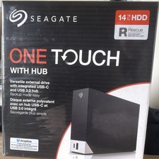 Seagate One Touch w/ Hub 14TB External HDD Black USB-C/USB 3.0 7200RPM picture