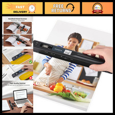Portable Handheld Scanner 900 DPI, A4 Size, 16GB SD Card, Compact & Lightweight picture