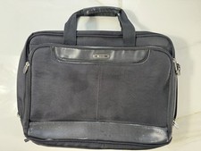 EUC Delsey Messenger Bag/Laptop Zip Canvas Case EUC Black 17