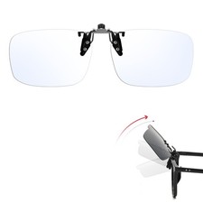 Clip On Blue Light Blocking Glasses for Eyestrain/Light-Sensitive/Headache Fl... picture