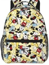 QANPE Fashion Cartoon Backpack for Women Girls Kids Cute One Size, Mickey Minnie picture
