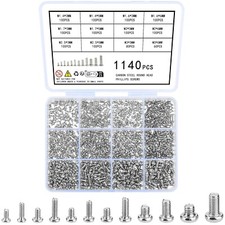 1140Pcs Tiny Screws Electronics M1.4 M1.6 M1.7 M2 M2.5 Replacement Computer Kit picture