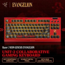 Razer x EVANGELION EVA BlackWidow V4 Wireless Mechanical Gaming Keyboard picture