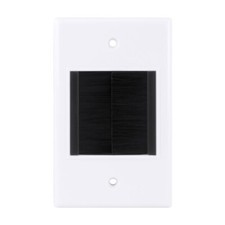 Construct Pro WideMouth Brush Wall Plate Cable Management Pass-Through Device picture