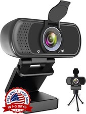 Cámara web 1080P con cubierta de privacidad y soporte para trípode, cámara.neuvo picture