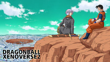 Landscape dragon ball z xenoverse 2 sky clouds trunks Custom Gaming Mat Desk picture