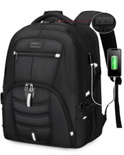 LOVEVOOK Travel Laptop Backpack Waterproof Anti Theft with 17 inch, Black-1  picture