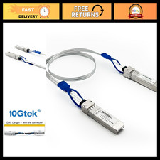 25G SFP28 SFP+ DAC Cable 0.3M Twin Axial, Flexible, Thin, 4-Pack for Switches picture