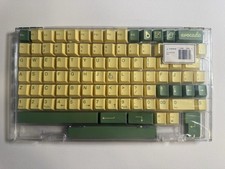 JTK Avocado Yellow Alphas Keycap Set Cherry Profile ABS MX Brand New picture
