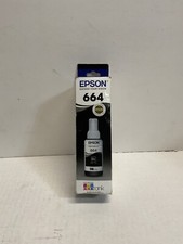 ☀️ Epson T664120 EcoTank Black Ink Bottle- 12/2019 picture