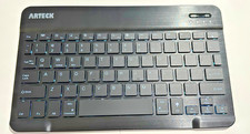Arteck HB030B Universal Slim Portable Wireless 3.0 7-Color Backlit Keyboard -... picture