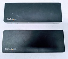 Lot of 2 Startech USB-C Dual-4K Monitor Docking Station SD Slot DK30CHDDPPD picture