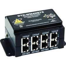 DITEK DTK-WM4NETS  4 Channel Wall Mount Network Surge Protector POE WM4NETS B-7 picture