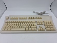 Retro HP Hewlett Packard Keyboard PS/2 C3758-60201 C3758A Clicky White - TESTED picture