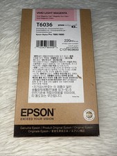 Genuine/OEM Epson T6036 Vivid Light Magenta Ink Cartridge (BB: 09/12/2023) picture