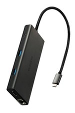 ELECOM USB-C Hub Docking Station 10-in-1 PD Compatible 100W LAN Port HDMI 4K60Hz picture