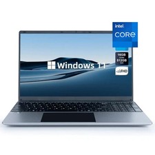 15.6 inch Laptop 16GB 512GB Windows 11 Computers Support WiFi＆Bluetooth＆Type-C picture