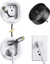 Perlegear in-Wall Cable Management Kit, TV Cord Hider for Wall Mounted TV andSp picture