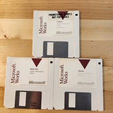 Vintage MICROSOFT WORKS 2.0 Windows Series - 3 3.5