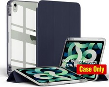 Case for iPad 11th Generation, Ultra-Transparent Acrylic with Auto Wake/Sleep Fu picture