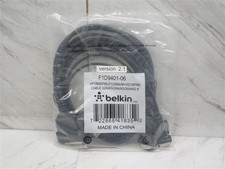 NEW BELKIN 6 ft ENTERPRISE Series Dual-Port KVM Cable USB F1D9401-06 picture