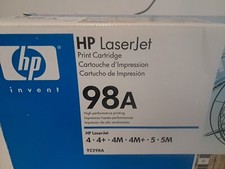 Genuine HP 98A 92298A Black Print Cartridge New In Box picture