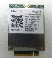 Genuine HP LT4120T Snapdragon X5 LTE 4G WWAN M.2 Card 813559-005 796927-100 picture