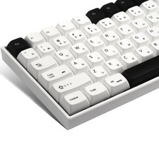 XDA White Keycaps, XVX Japanese PBT Keycap Sets, Bow Key caps 75 Percent DyeS... picture