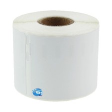 Roll Of 220 White Thermal Adhesive Labels 101Mm X 54Mm 10Cm 5.4Cm Slp picture