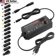 SHNITPWR 60W Universal Power Supply DC 3V 4V 4.5V 5V 6V 7V 7.5V 8V 60W, Black  picture