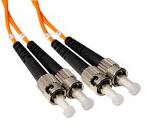 5 PACK LOT 15m ST-ST Duplex 62.5/125 OM1 Multimode Fiber Patch Cable Orange 50FT picture