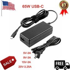 65W USB-C Laptop Adapter Charger For Dell Lenovo Asus Acer Samsung HP Chromebook picture